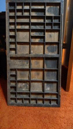 Typesetters Tray Before